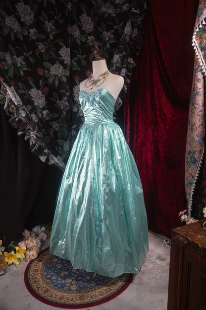 Chic Ball Gown Sweetheart Tiffany Blue With Ruffled High School Dances Prom Dresses Formal Outfits Evening Gown RB8543