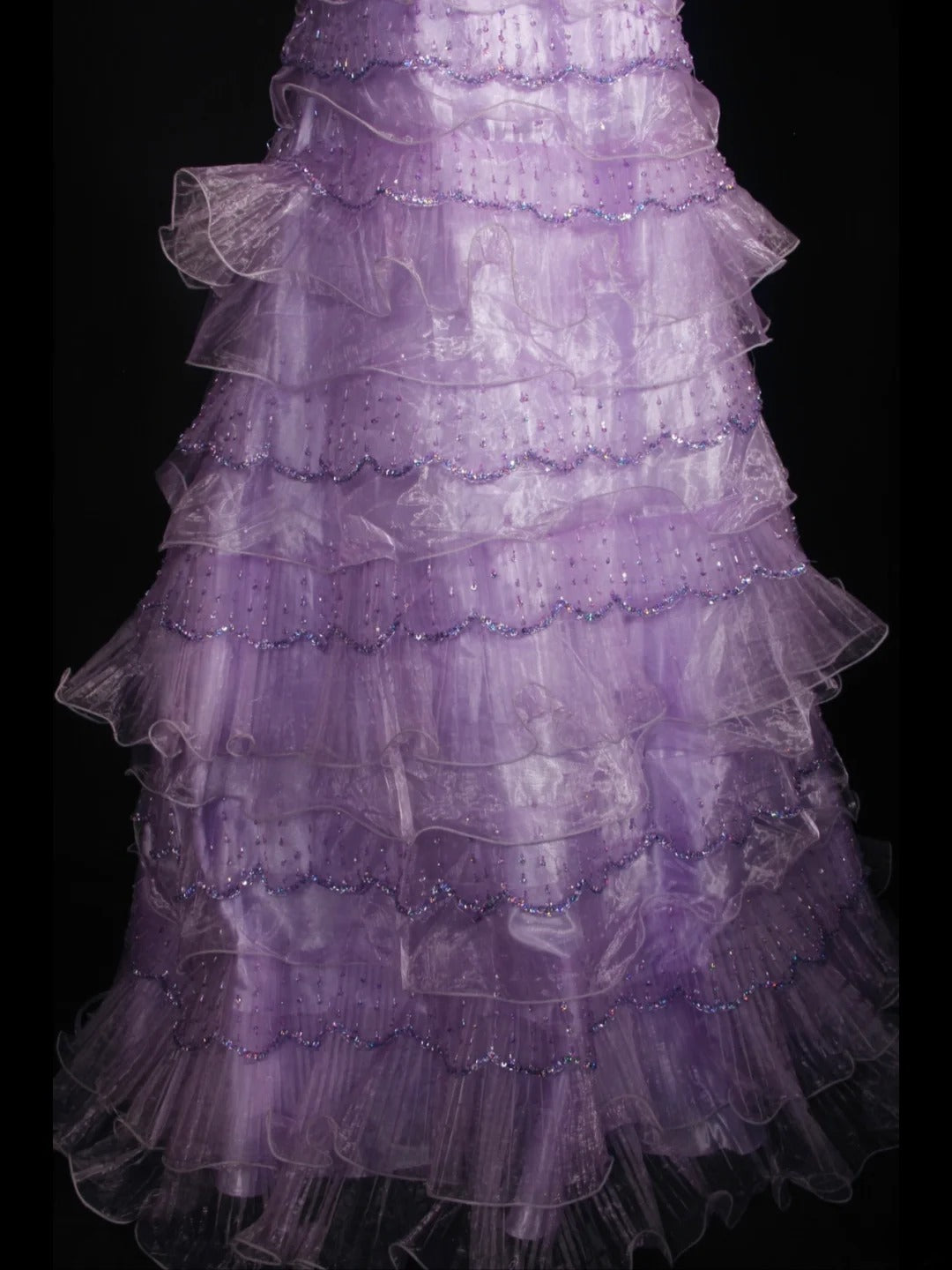 Vintage 70s Ball Gown Sweetheart Lilac Beaded Bodice Pleated Long Prom Dresses Impress 21th Birthday Outfits Prom Gown AS310