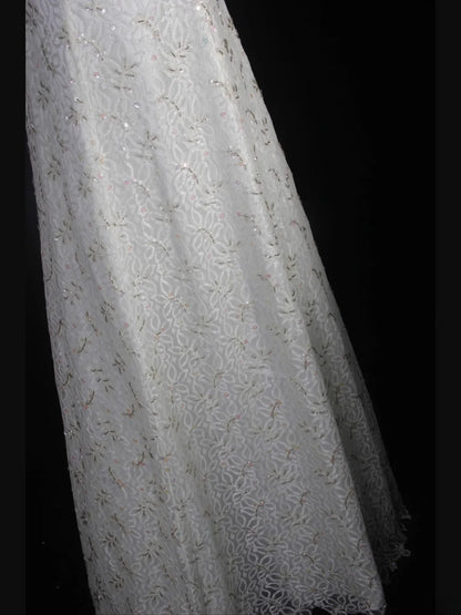 Retro 1950s Wedding Dresses for Bride A line Spagehtti Straps With Silver Beads Lace Petite/Plus Size Bridal Gowns Civil Wedding for Beach Wedding AS335
