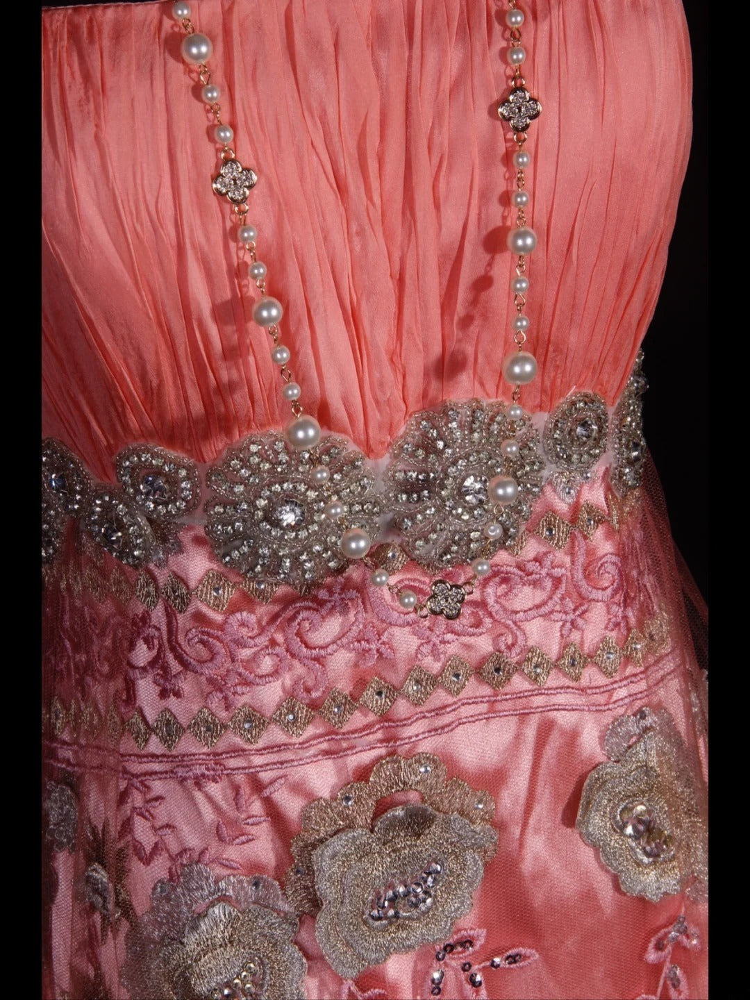 Vintage Mermaid Strapless Pink 1970s With Appliqued Beads Bodice Long Prom Dresses Inspo 19th Birthday Outfit Formal Gown AS336