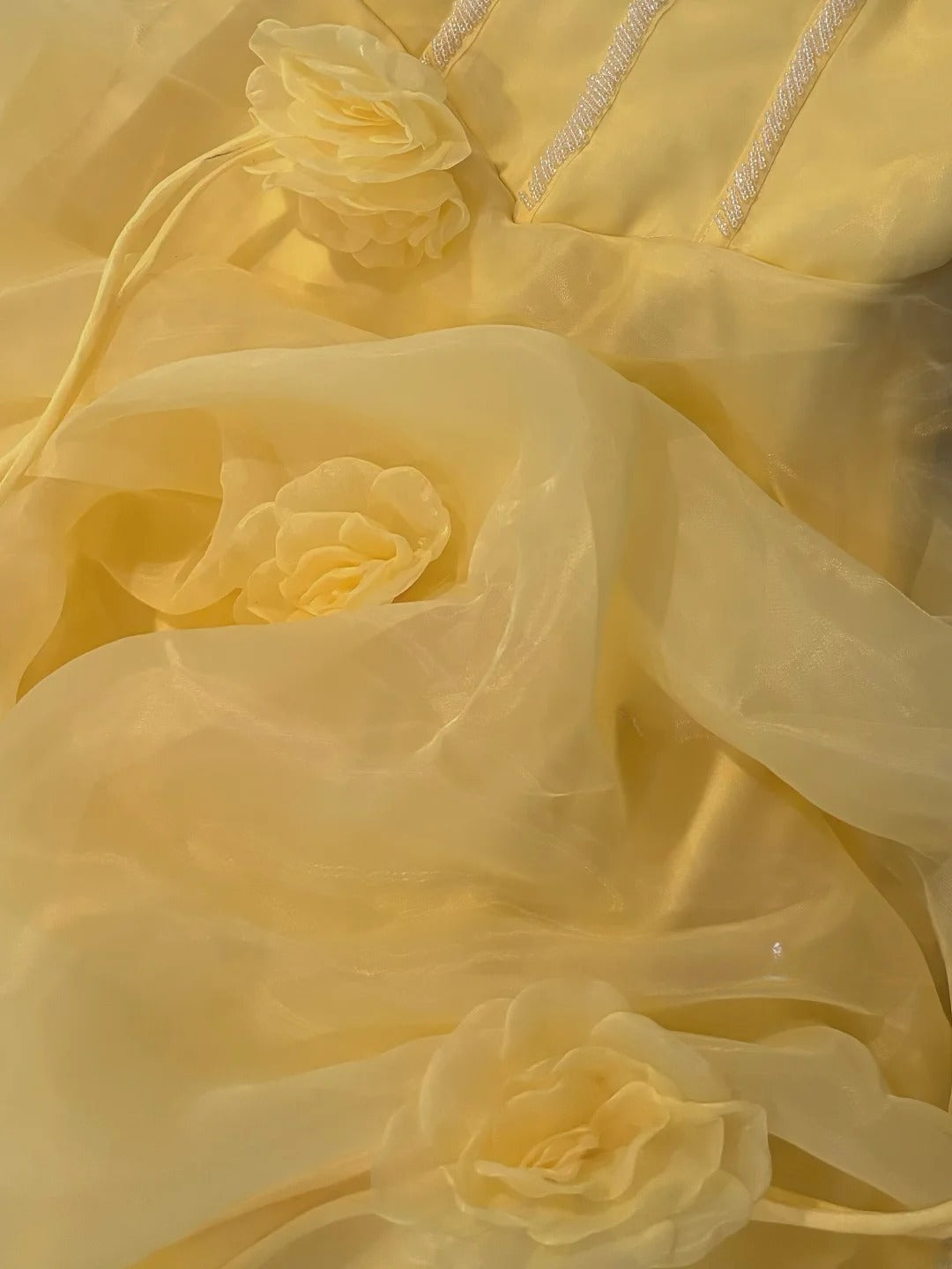 Luxury Ball Gown Off The Shoulder Yellow Poofy Long With Ruffled Tiered Lace Quince Dress inspo Quinceanera Dresses Sweet 15 16 Outfits RB7810