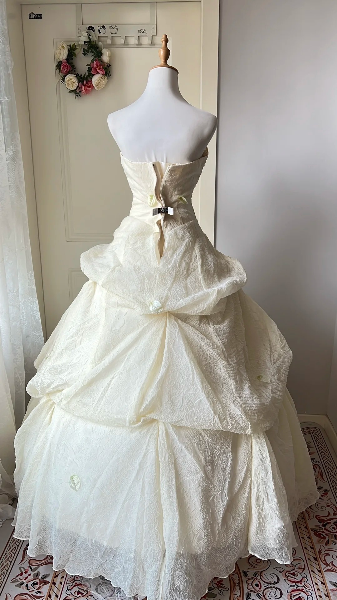 Sweet 15 Quinceanera Dresses Ball Gown Strapless Yellow With Beading Long 16th Birthday Dress RC0689