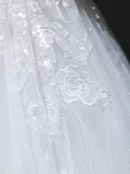 Elegant Classy Long Wedding Gowns Boho Ideas Spaghetti Strap Dresses Bohemian Style for Bride With Fitted Lace Bridal Gown AS368