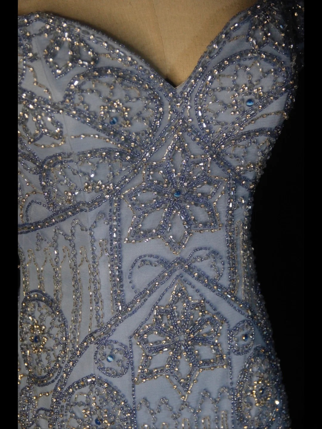 Retro 1950s Mermaid Sweetheart Blue Tulle With Beads Long Prom Dresses Inspo 22th Birthday Outfit Formal Gown AS370
