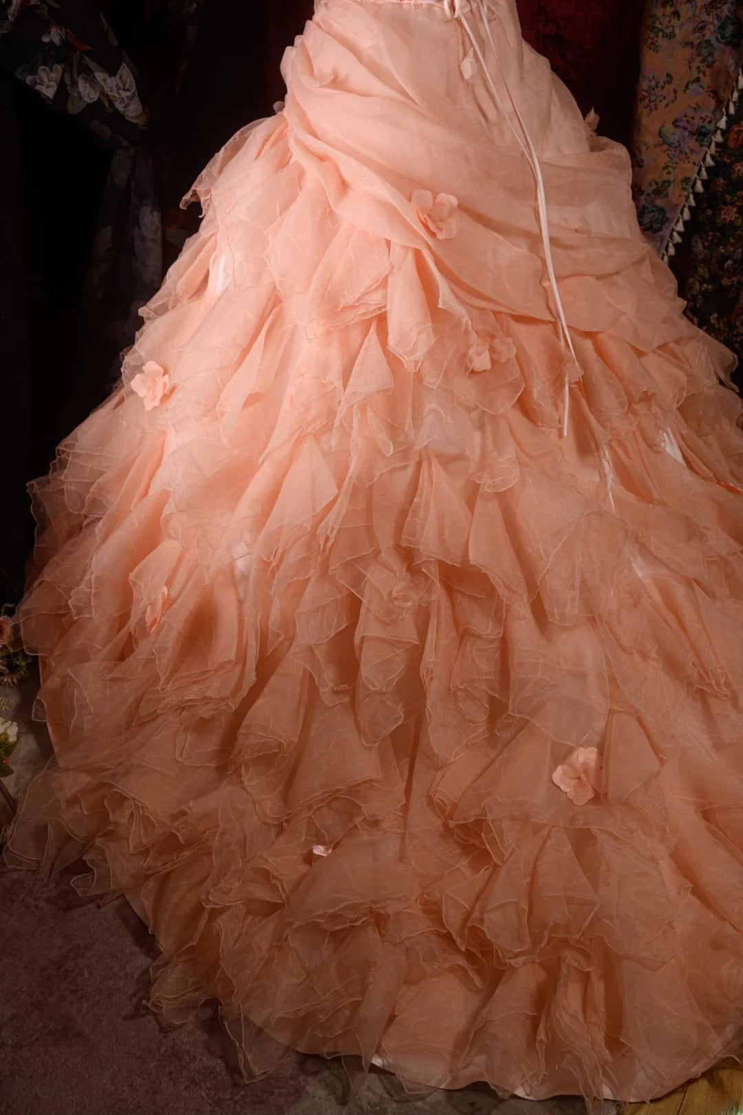 Elegant Ball Gown Strapless Blush Pink Quinceanera Dress Sweet 15 15 Anos Quinceañera Dresses For Pageant RB8584