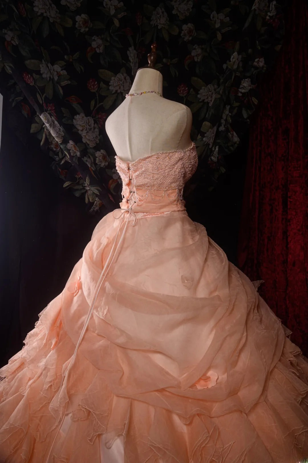 Elegant Ball Gown Strapless Blush Pink Quinceanera Dress Sweet 15 15 Anos Quinceañera Dresses For Pageant RB8584