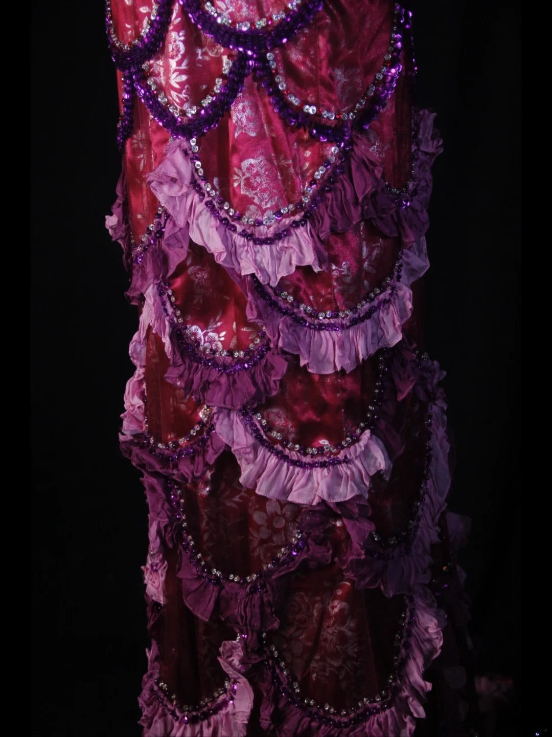 Vintage A Line 80s Sweetheart Lace Beads With Grape Beaded Long Prom Dresses Inspo Birthday Outfit Formal Gowns AS378