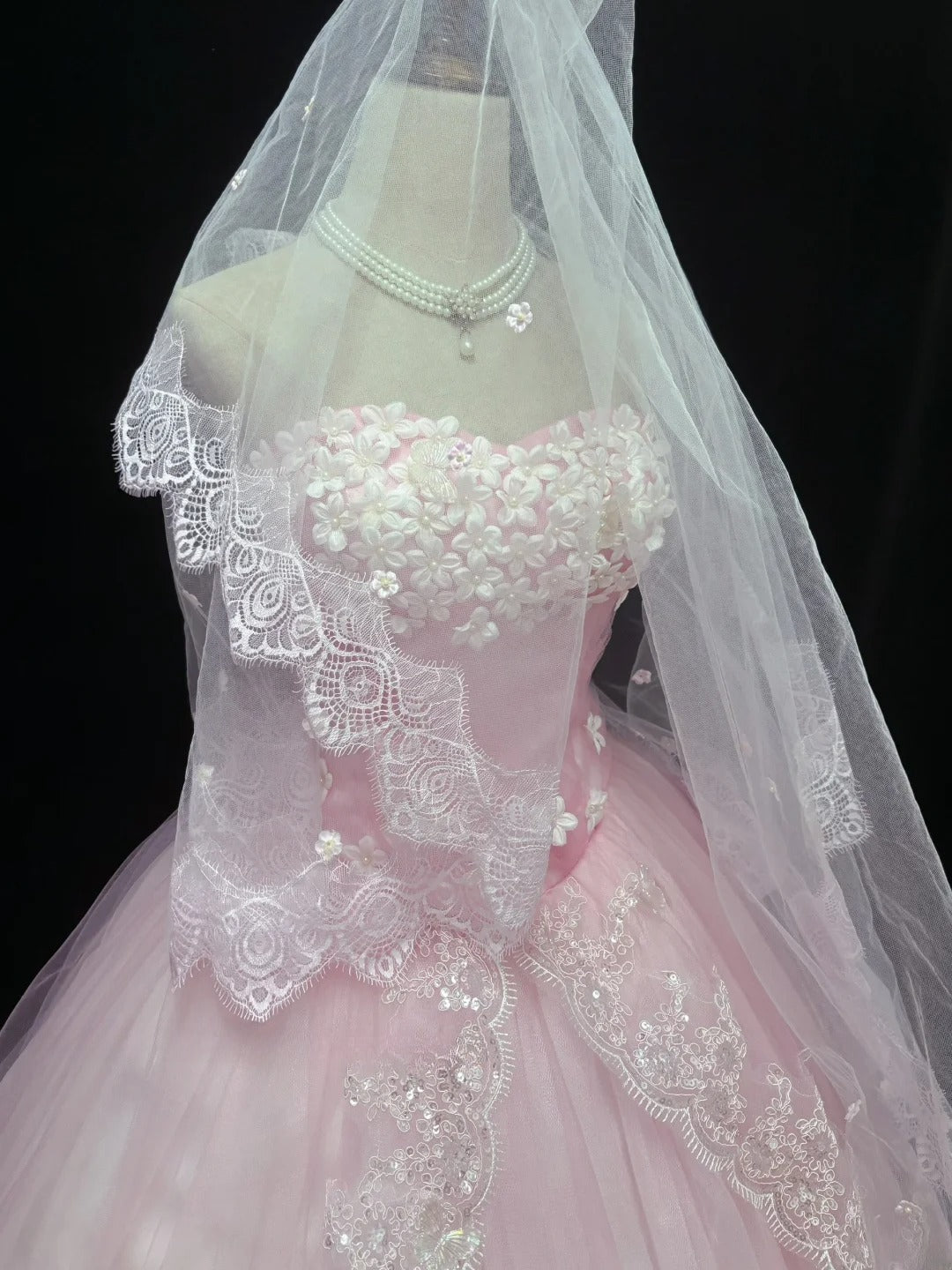 Fairytale Ball Gown Sweethart Tulle Long With Ruffled Quince Dress inspo Quinceanera Dresses Sweet 15 16 Outfits RB7832