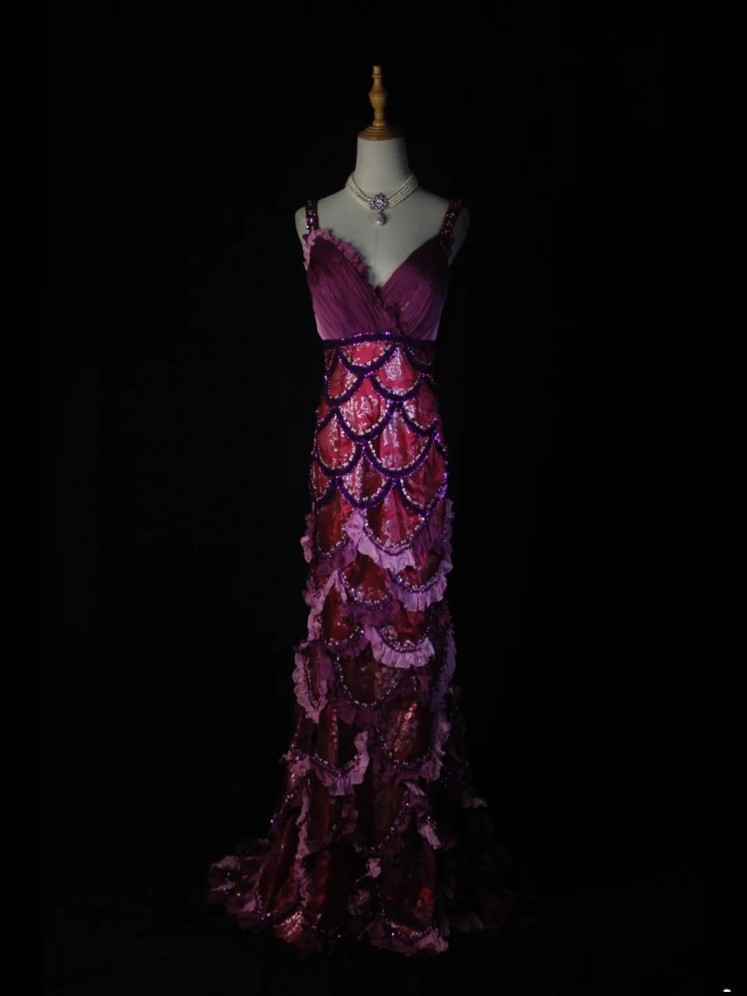 Vintage A Line 80s Sweetheart Lace Beads With Grape Beaded Long Prom Dresses Inspo Birthday Outfit Formal Gowns AS378