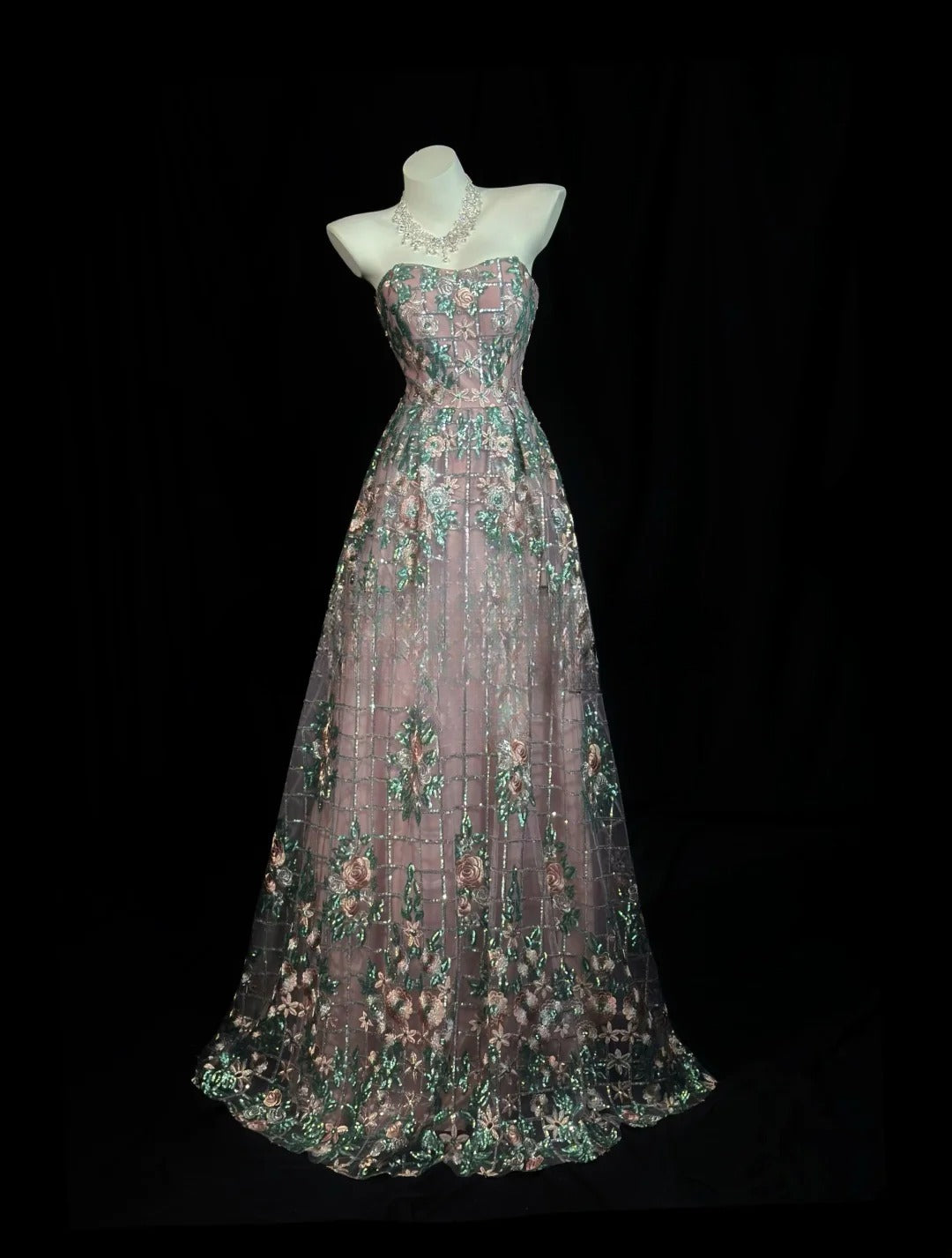 Glitter Prom Dresses A line Sweetheart Pink Sequin 1950s Retro Classy Party Formal Outfits RB6202