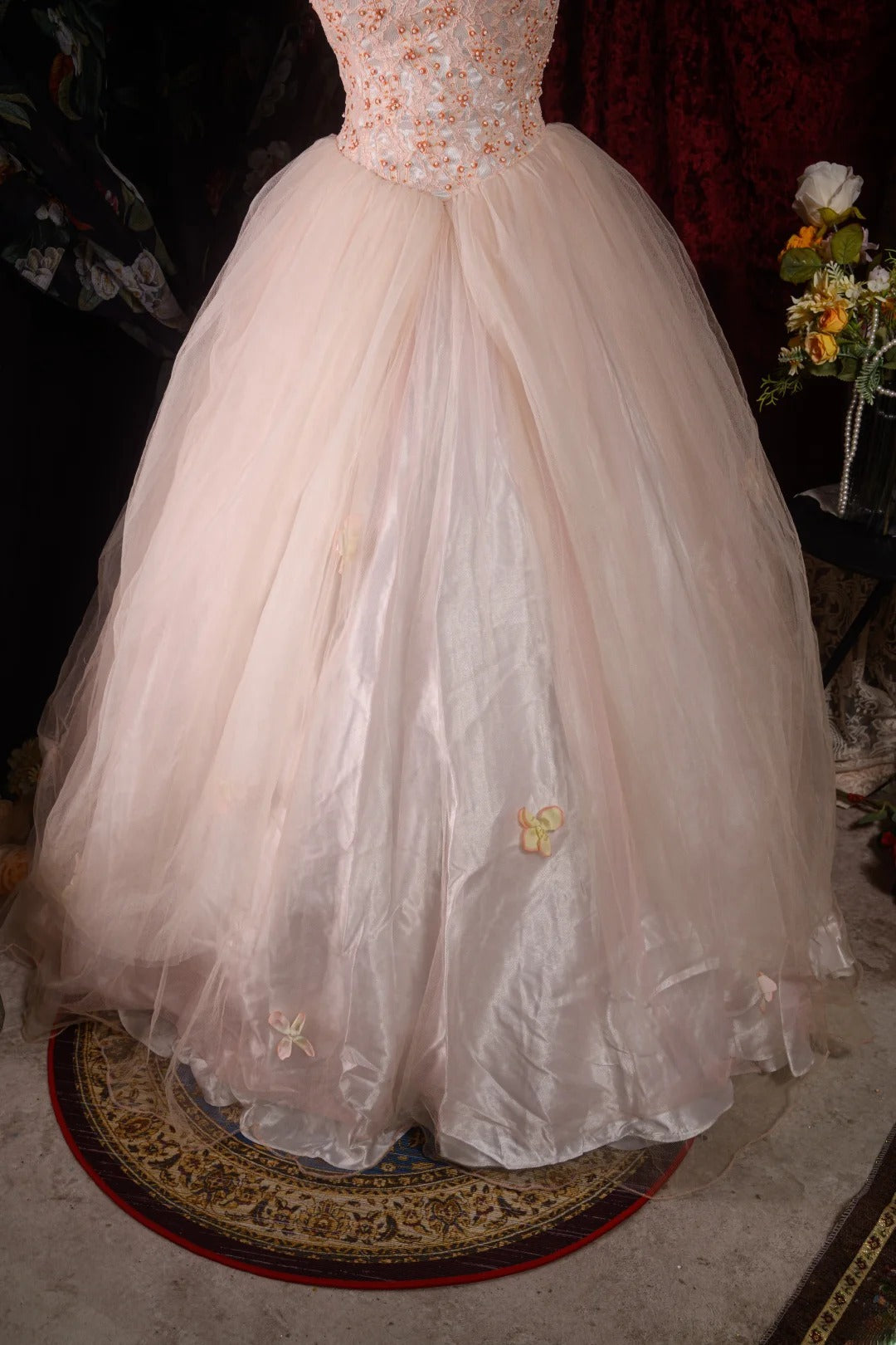 Cute Ball Gown Spaghetti Straps Blush Pink Birthday Outfits Quinceanera Dress 15 Anos Quinceañera Dresses For Pageant RB8587