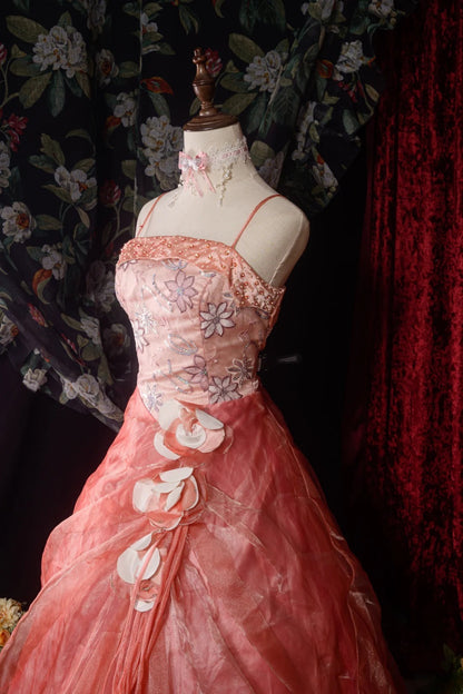 Beautiful Ball Gown Spaghetti Straps Pink Sweet 15 Quinceanera Dresses Formal Birthday 16th Party Gown RB8589