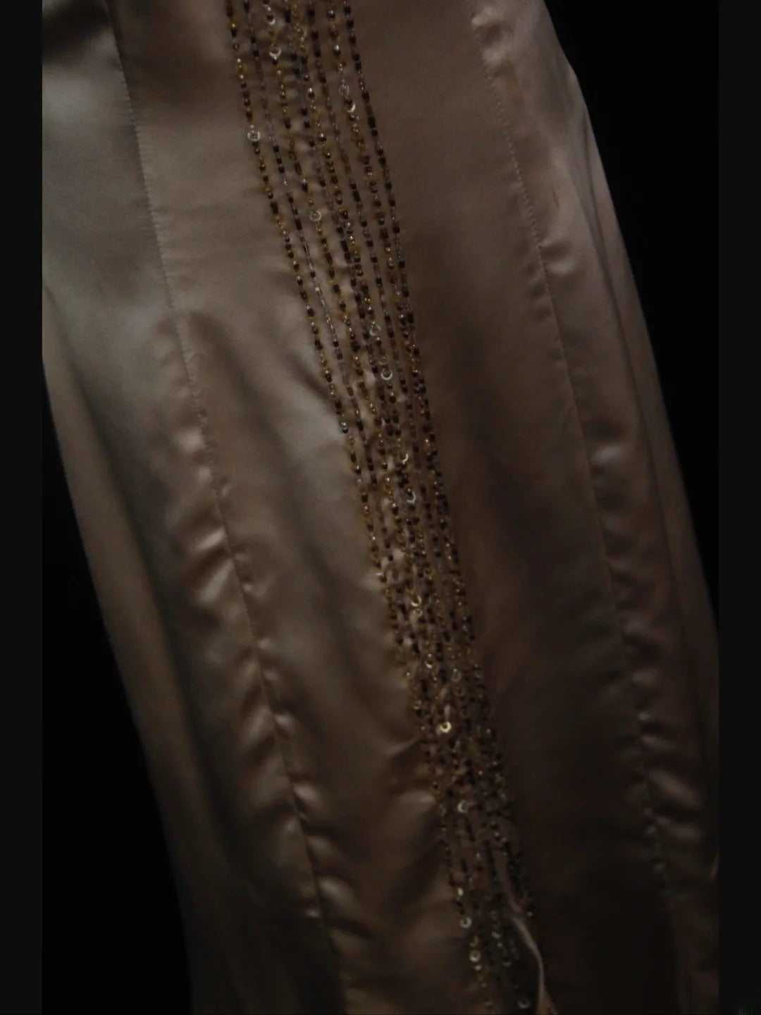 Vintage High Low 80s Spaghetti Straps Champagne Beads With Beaded Prom Dresses Inspo Birthday Outfit Formal Gowns AS394