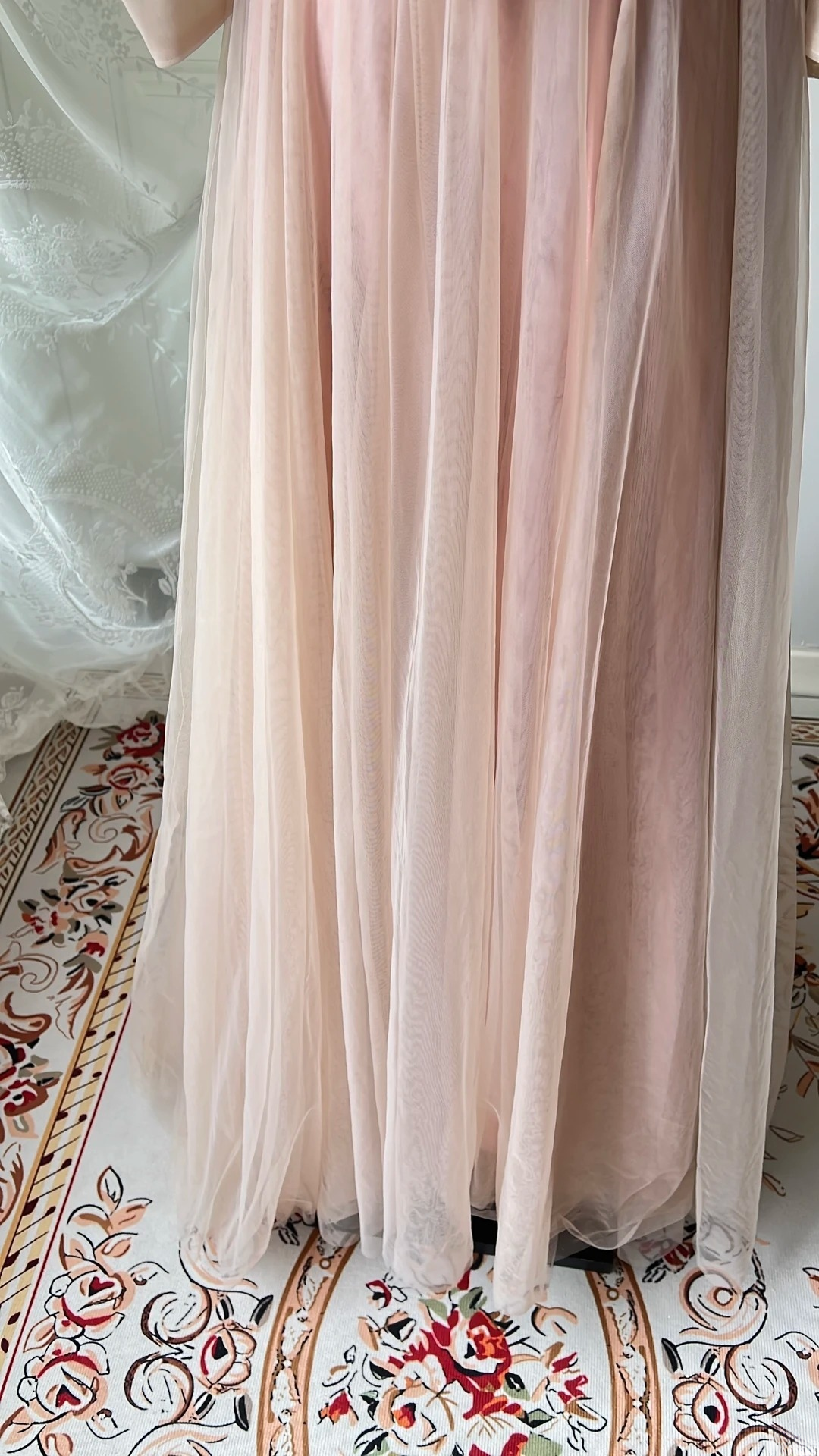 Modest Prom Dresses Aesthetic A line Spaghetti Straps Pink With Lace Long Evening Outfits RC0718