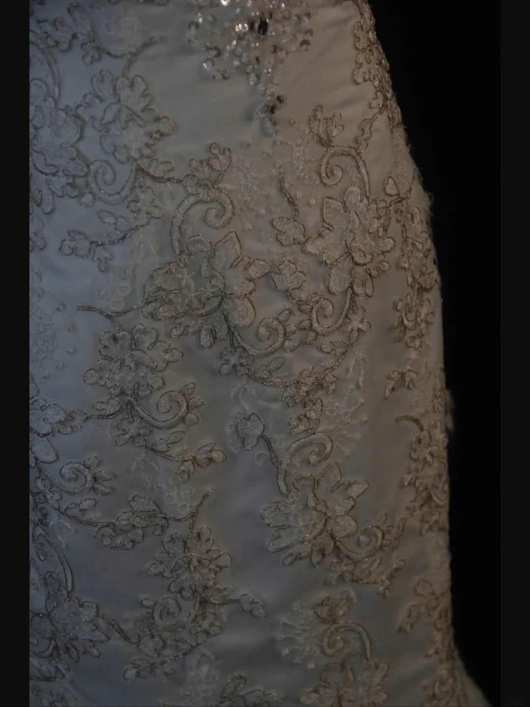 Women's Elegant Mermaid Sheer Tulle Sweetheart Vintage White Wedding Dress for Bride Sweep Train Wedding Dresses AS406