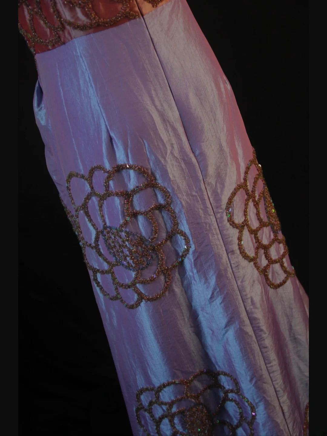 Retro 1950s A Line Spaghetti Straps Taffeta Grape Burgundy With Beads Long Prom Dresses Inspo 21st Birthday Outfit Formal Gown AS407