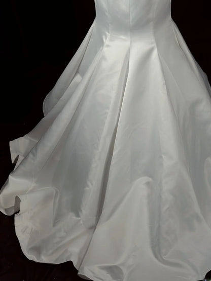 Sparkly Prom Dresses Mermaid Scoop Neck White Satin Tulle With Beads Long Party Formal Outfits RB6233