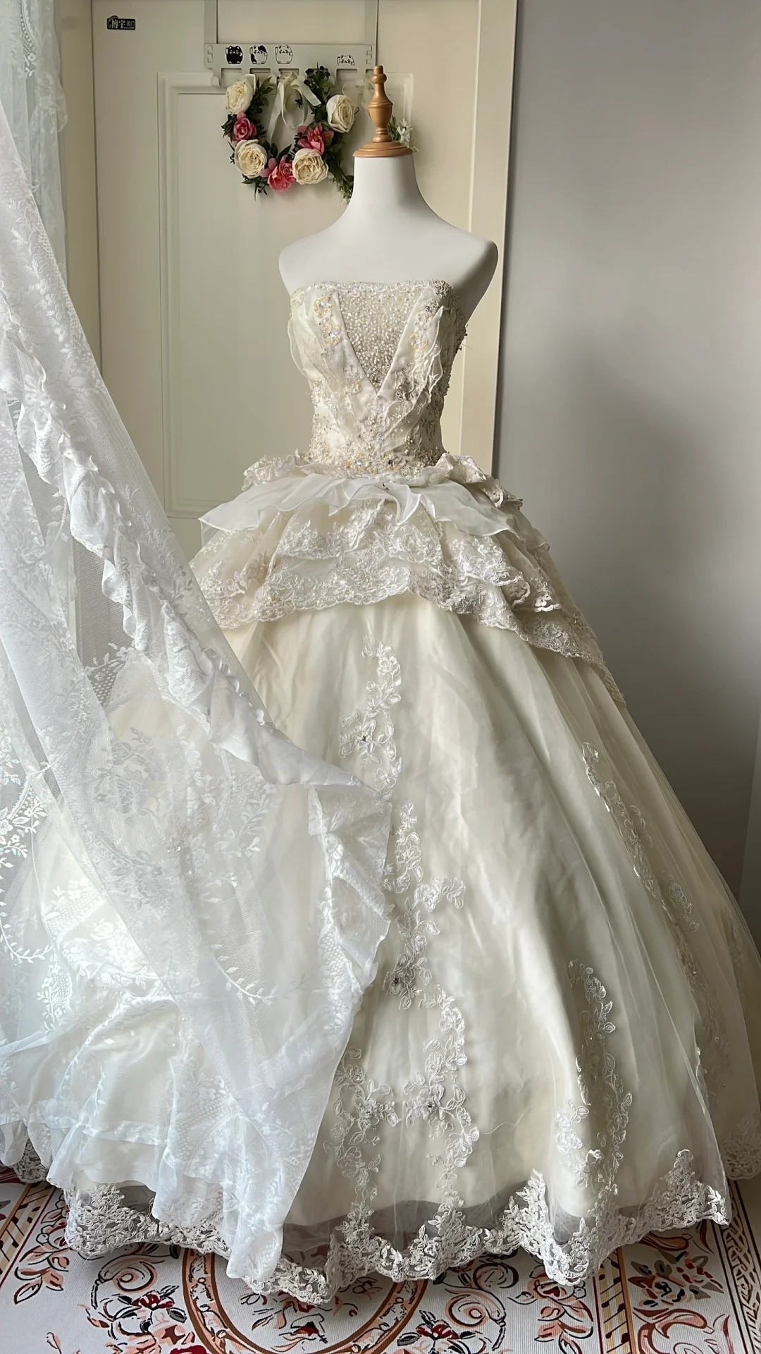Sweet 16 Dress Ideas Ball Gown Strapless Champagne With Tiered Layers Ball Gown Sweet Sixteen 16th Birthday Dresses RC0747
