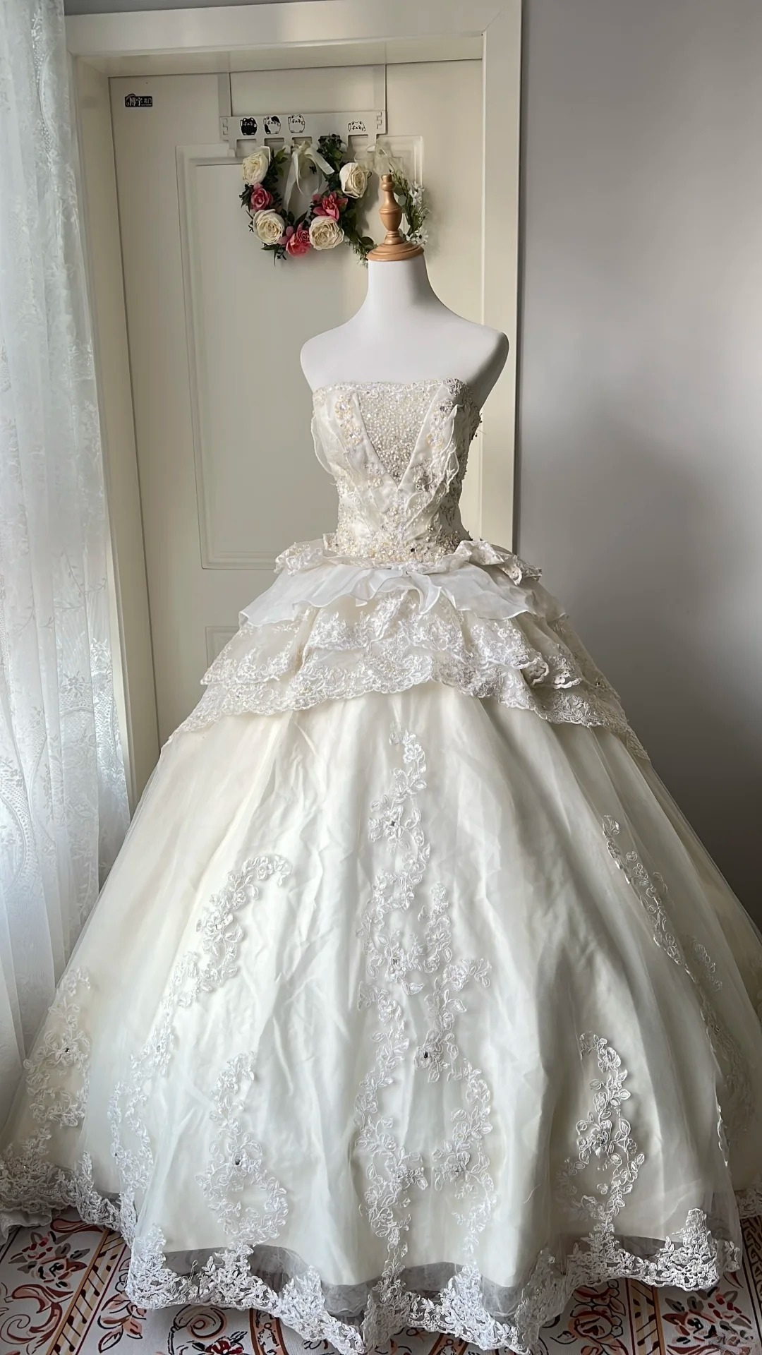 Sweet 16 Dress Ideas Ball Gown Strapless Champagne With Tiered Layers Ball Gown Sweet Sixteen 16th Birthday Dresses RC0747