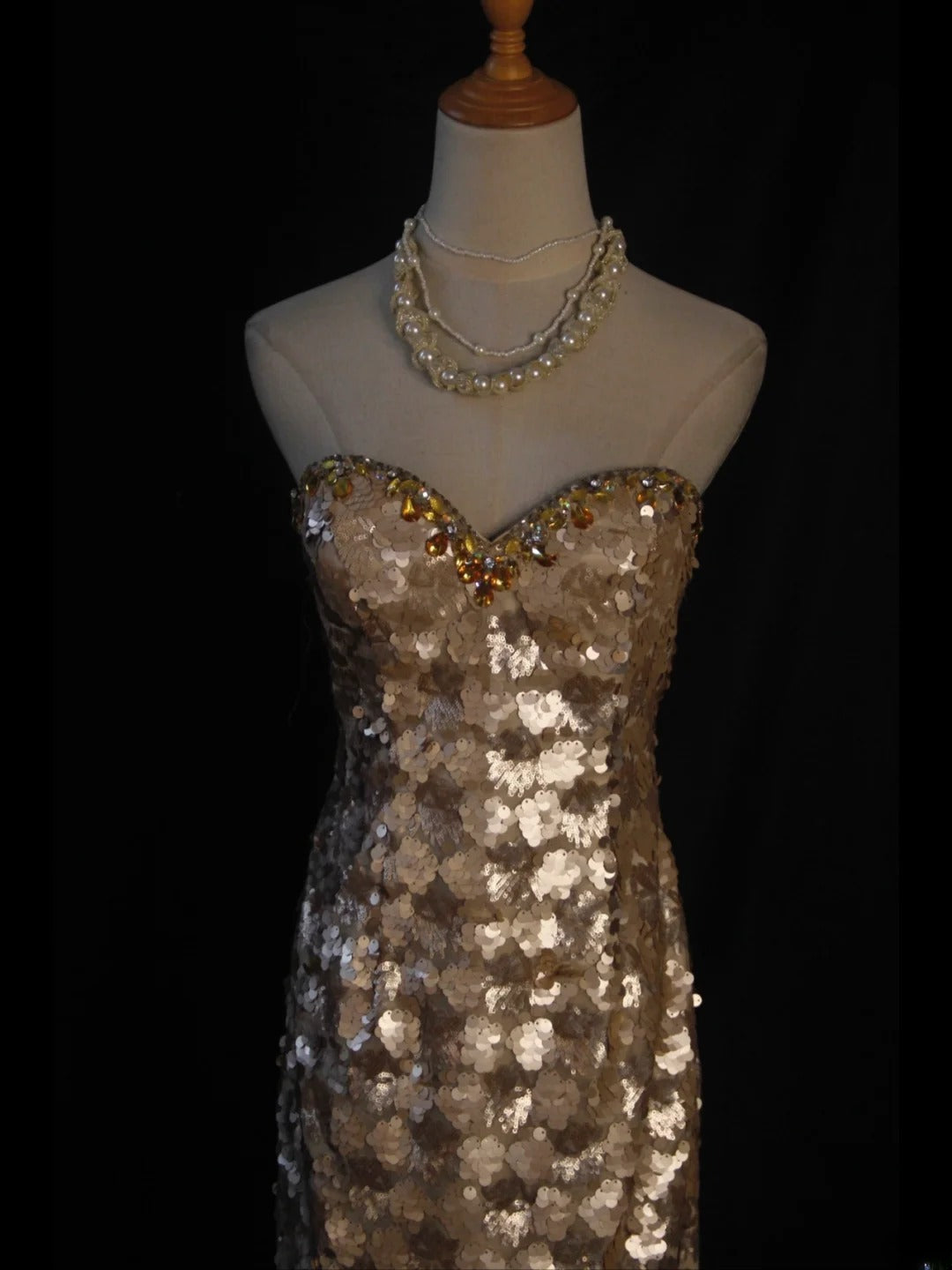 Vintage Mermaid Sweetheart Sequins 1950s With Ruffled Layered Bodice Long Prom Dresses Inspo 18th Birthday Outfit Formal Gown AS442