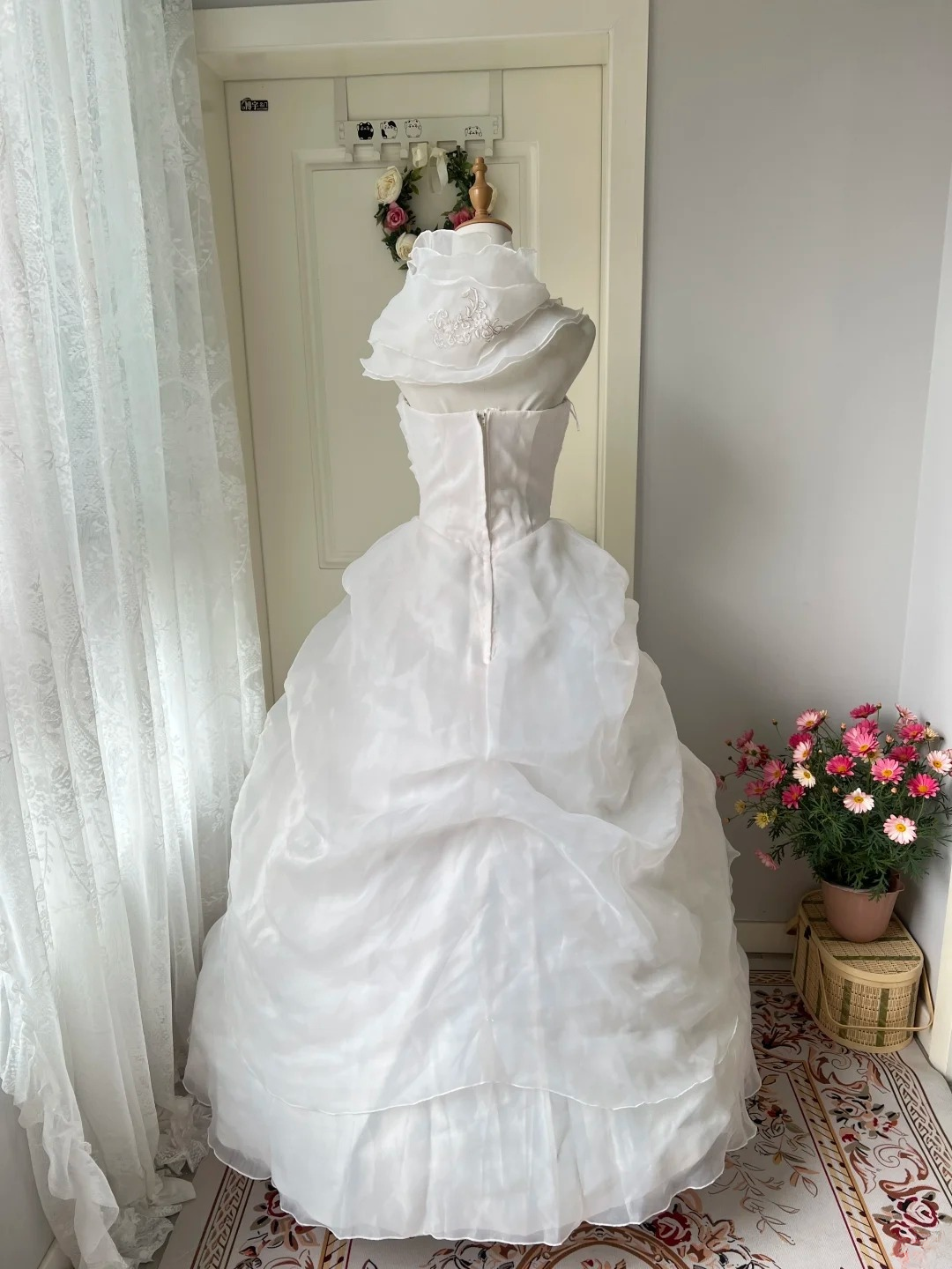 Sweet 16 Dress Ideas Ball Gown Strapless With Lace Bow-knot Pink Ball Gown Sweet Sixteen 16th Birthday Dresses RC0769