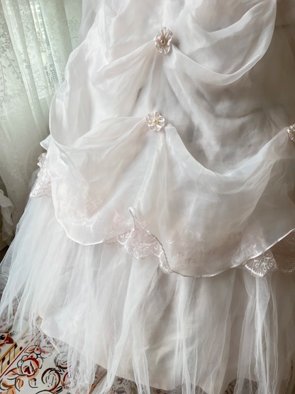Sweet 16 Dress Ideas Ball Gown Strapless Light Pink With Appliques Flowers Ball Gown Sweet Sixteen 16th Birthday Dresses RC0774