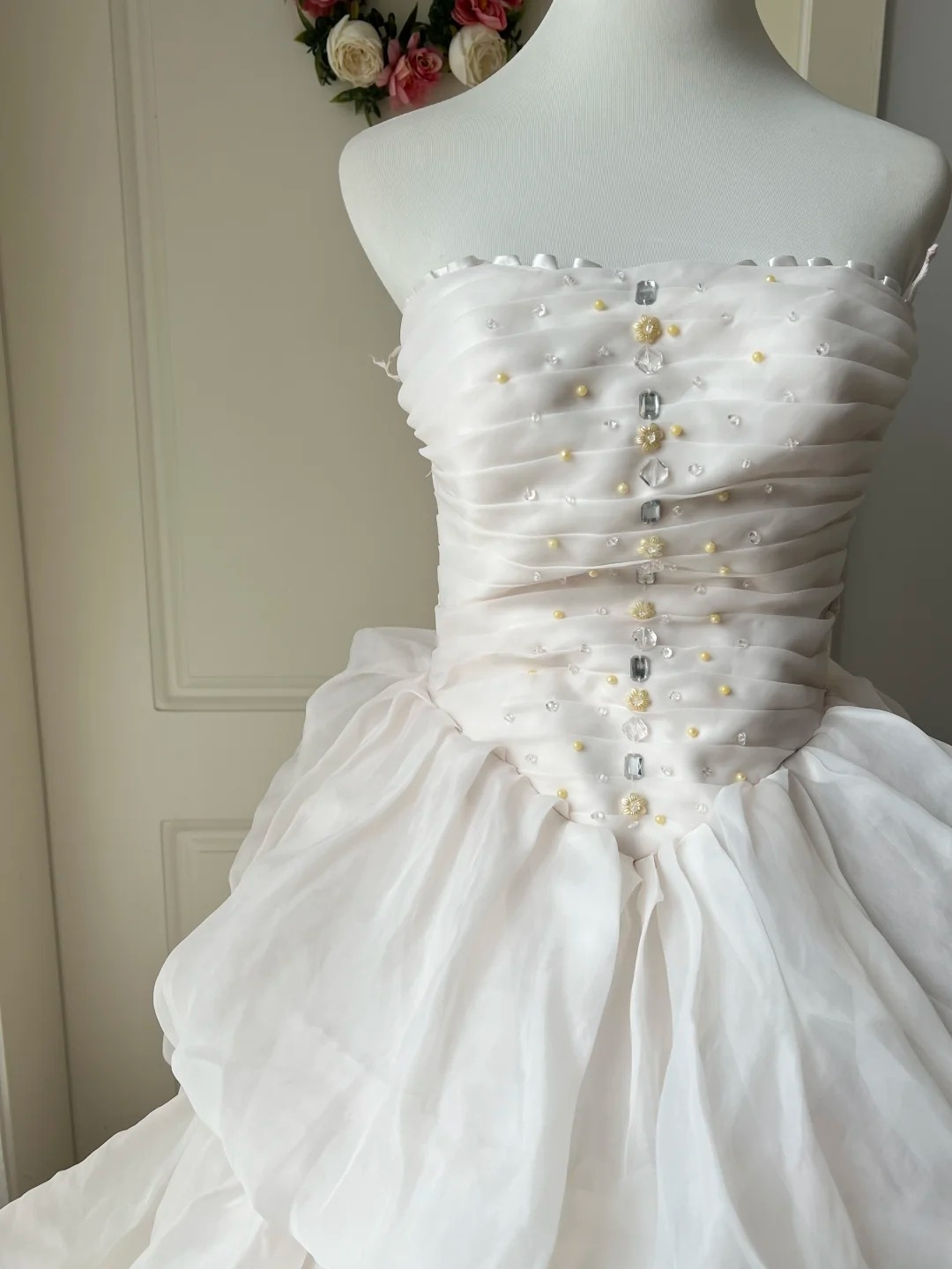 Sweet 16 Dress Ideas Ball Gown Strapless Ivory Lace With Beading Ball Gown Sweet Sixteen 16th Birthday Dresses RC0778