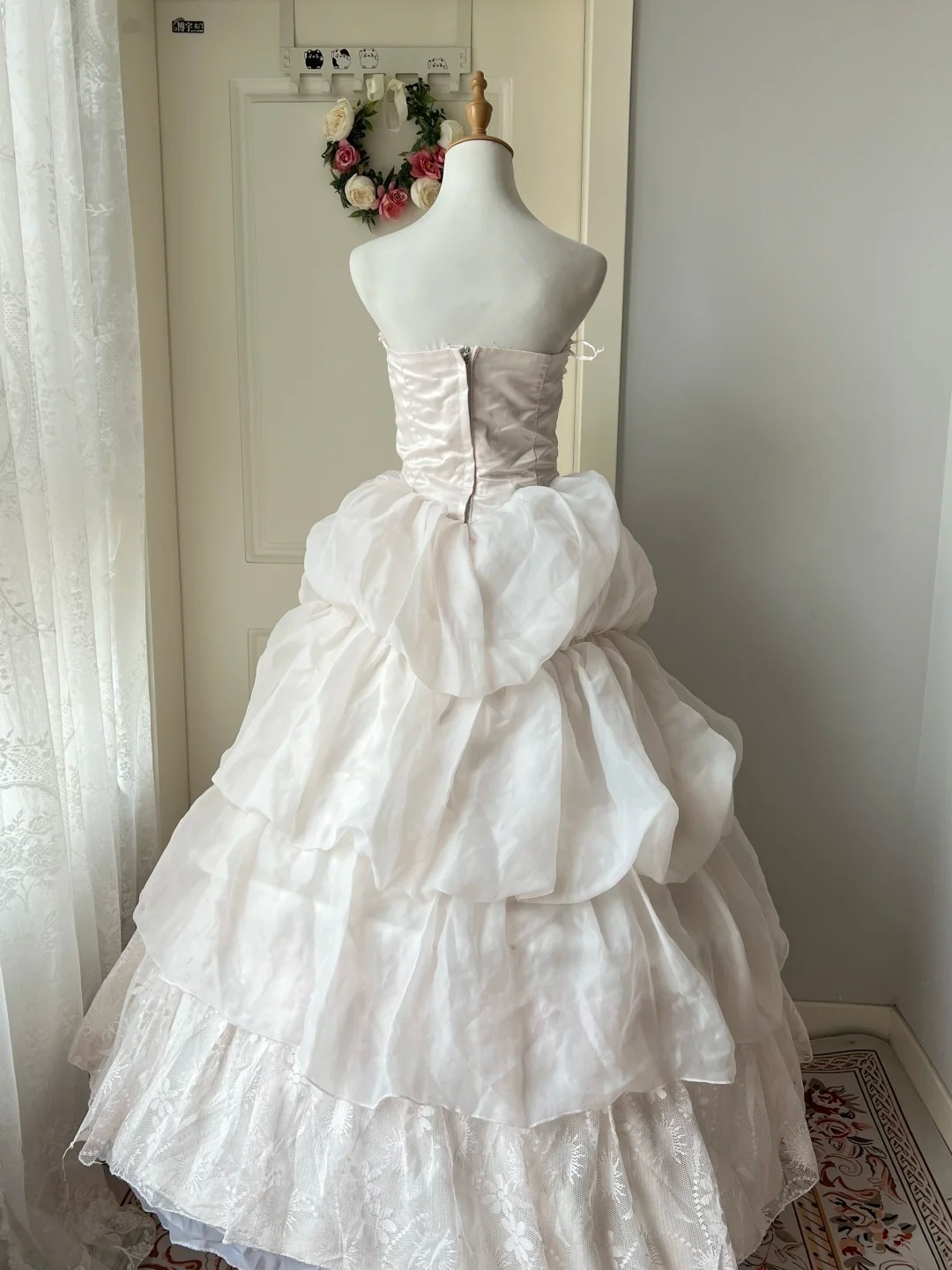 Sweet 16 Dress Ideas Ball Gown Strapless Ivory Lace With Beading Ball Gown Sweet Sixteen 16th Birthday Dresses RC0778