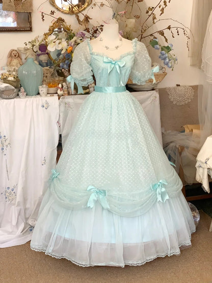 Sweet 16 Dress Ball Gown Sweetheart With Bow-knot Light Blue Vestido De 15 Sweet Sixteen Dress RB9567