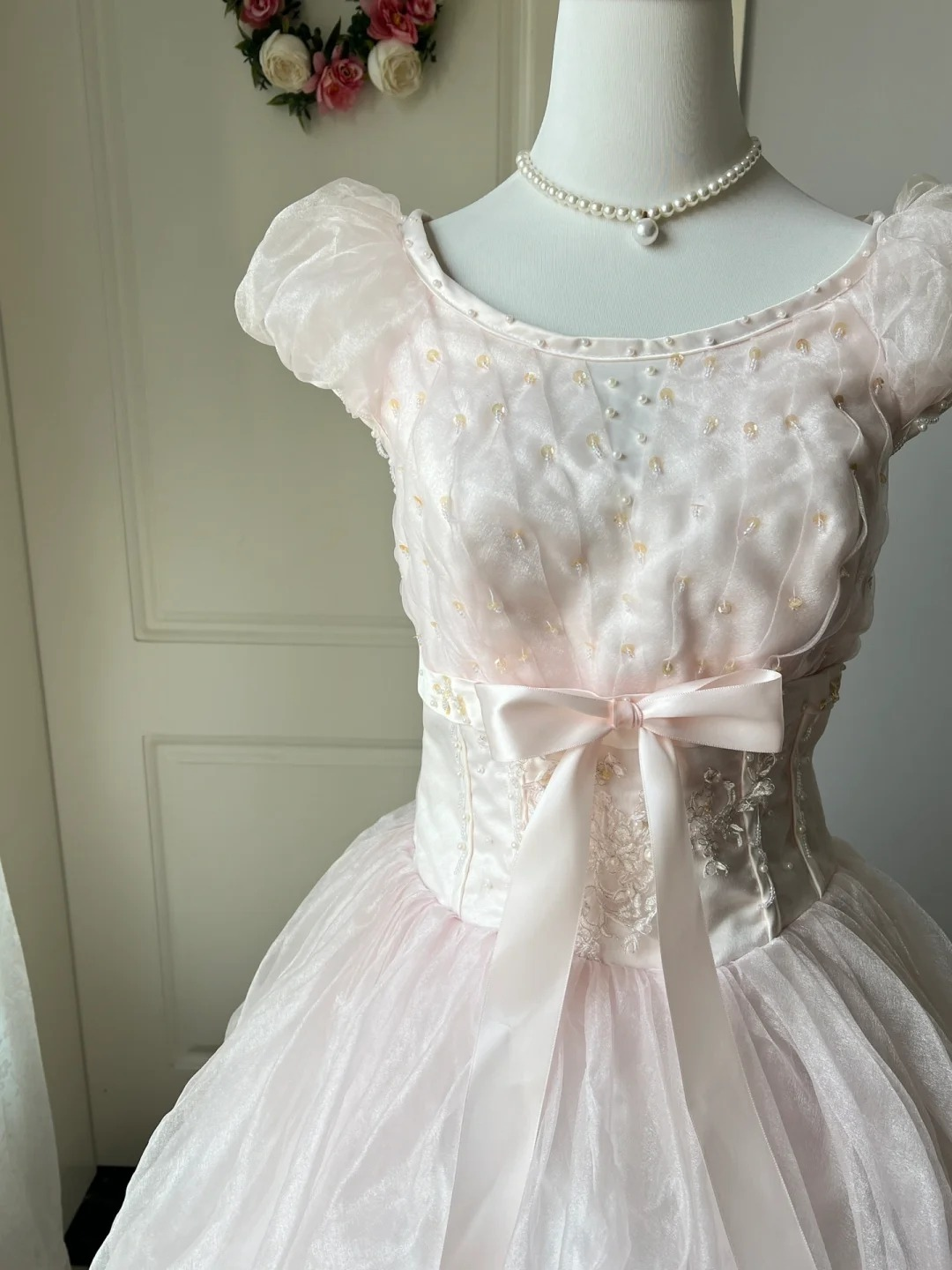 Sweet 16 Dress Ideas Ball Gown Bateau Light Pink With Sleeves Ball Gown Sweet Sixteen 16th Birthday Dresses RC0785