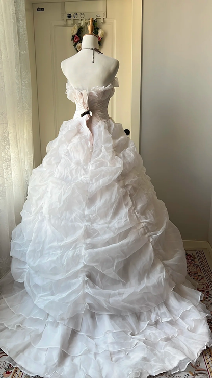 Sweet 16 Dress Ideas Ball Gown Strapless Light Pink With Ruffled Tiered Ball Gown Sweet Sixteen 16th Birthday Dresses RC0792