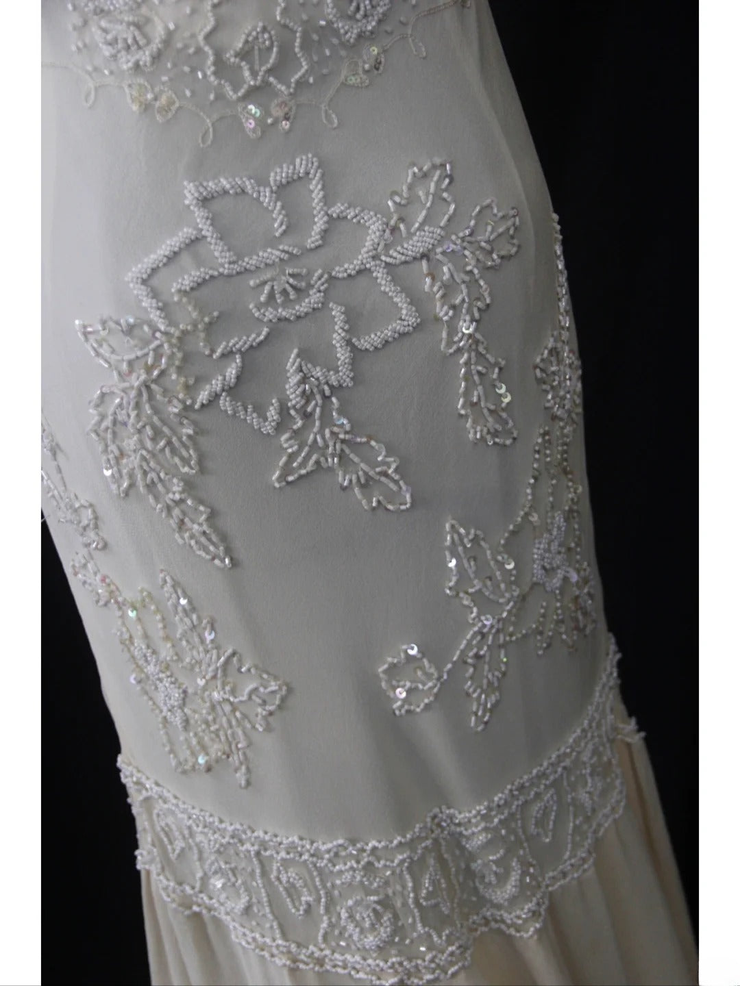 Retro 80s Mermaid Boat White Chiffon With Beadings Long Prom Dresses Inspo 21st Birthday Outfit Formal Dress AS491