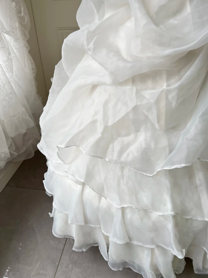 Fairytale Sweet 16 Dress Princess Ball Gown Strapless White With Bow Floor‑Length Quinceanera Dresses RC0848