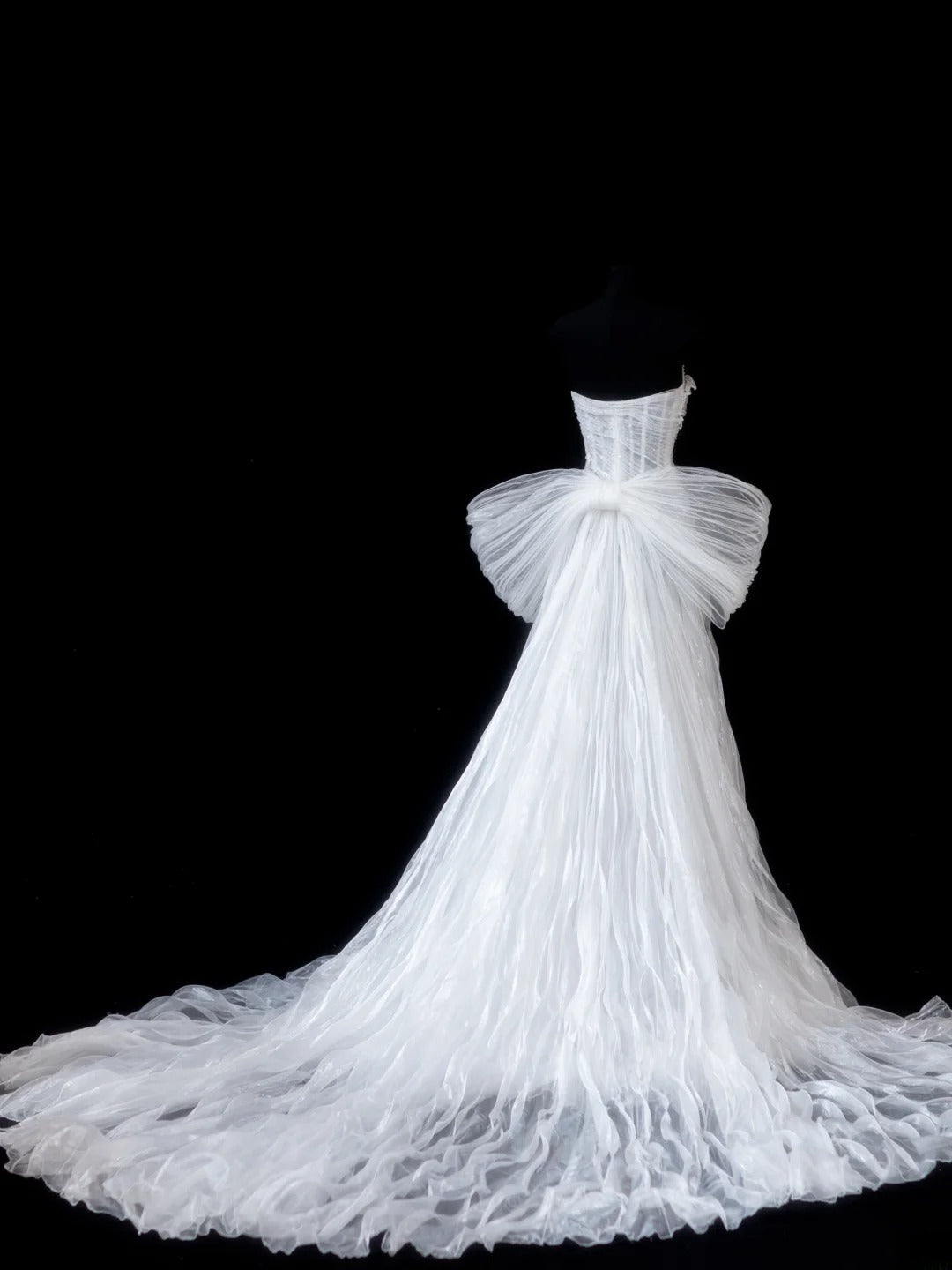Timeless Women's A line Sweetheart Sleeveless White Tulle With Beads Fitted Long Vintage 1920s Wedding Dresses AS596