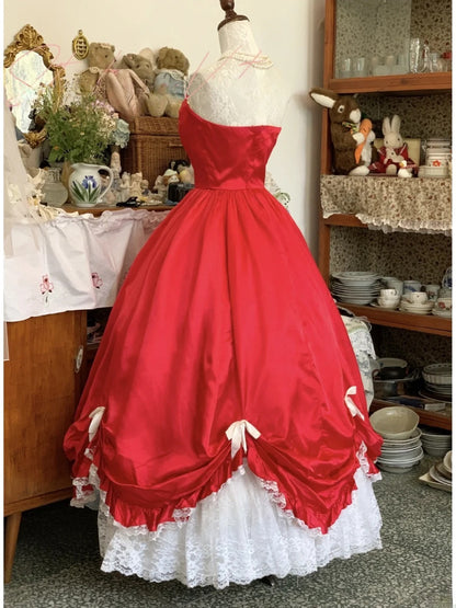 Sweet 16 Dress Ball Gown Sweetheart Red With Lace Appliques Vestido De 15 Sweet Sixteen Dress RB9712