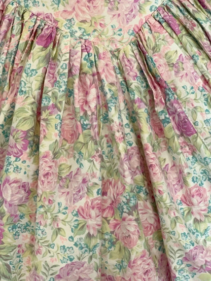 Sweet 16 Dress Pink Ball Gown Square Neck With Ruffled Floral Ruched Sweet Sixteen Dress RB9747