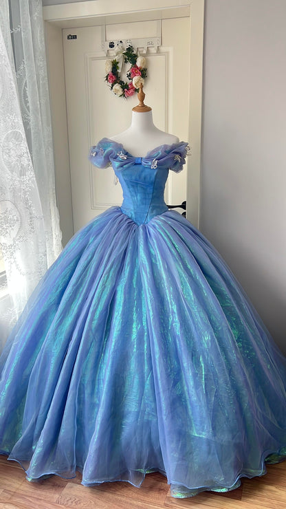Sweet 16 Quinceanera Dress Ball Gown Off The Shoulder Lilac With Ruffled Birthday Party Gown RC0860