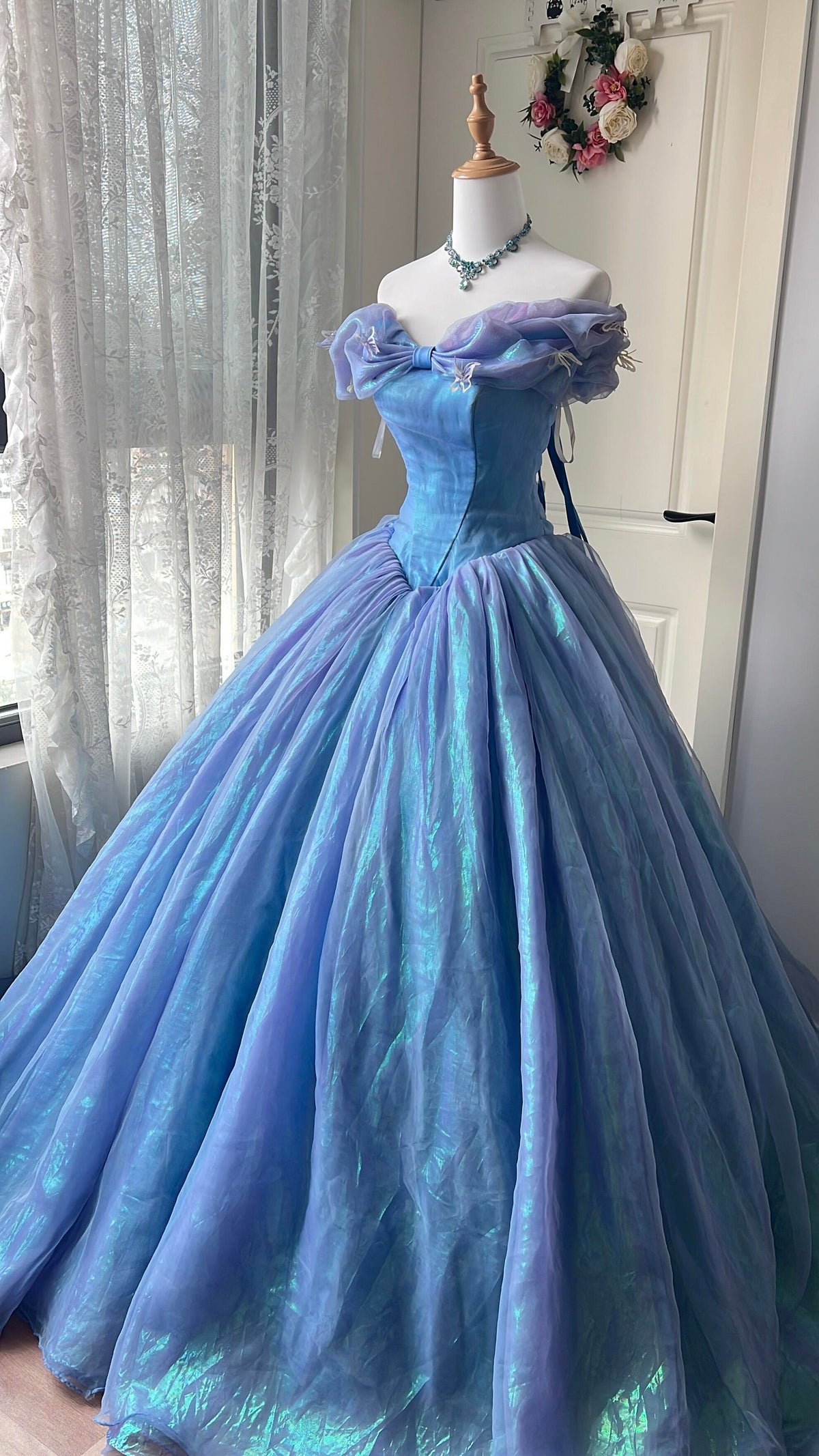 Sweet 16 Quinceanera Dress Ball Gown Off The Shoulder Lilac With Ruffled Birthday Party Gown RC0860