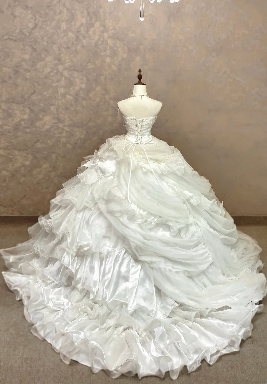 Sweet 16 Dress Ball Gown Strapless White With Tiered Vestido De 15 Sweet Sixteen Dress RB9776