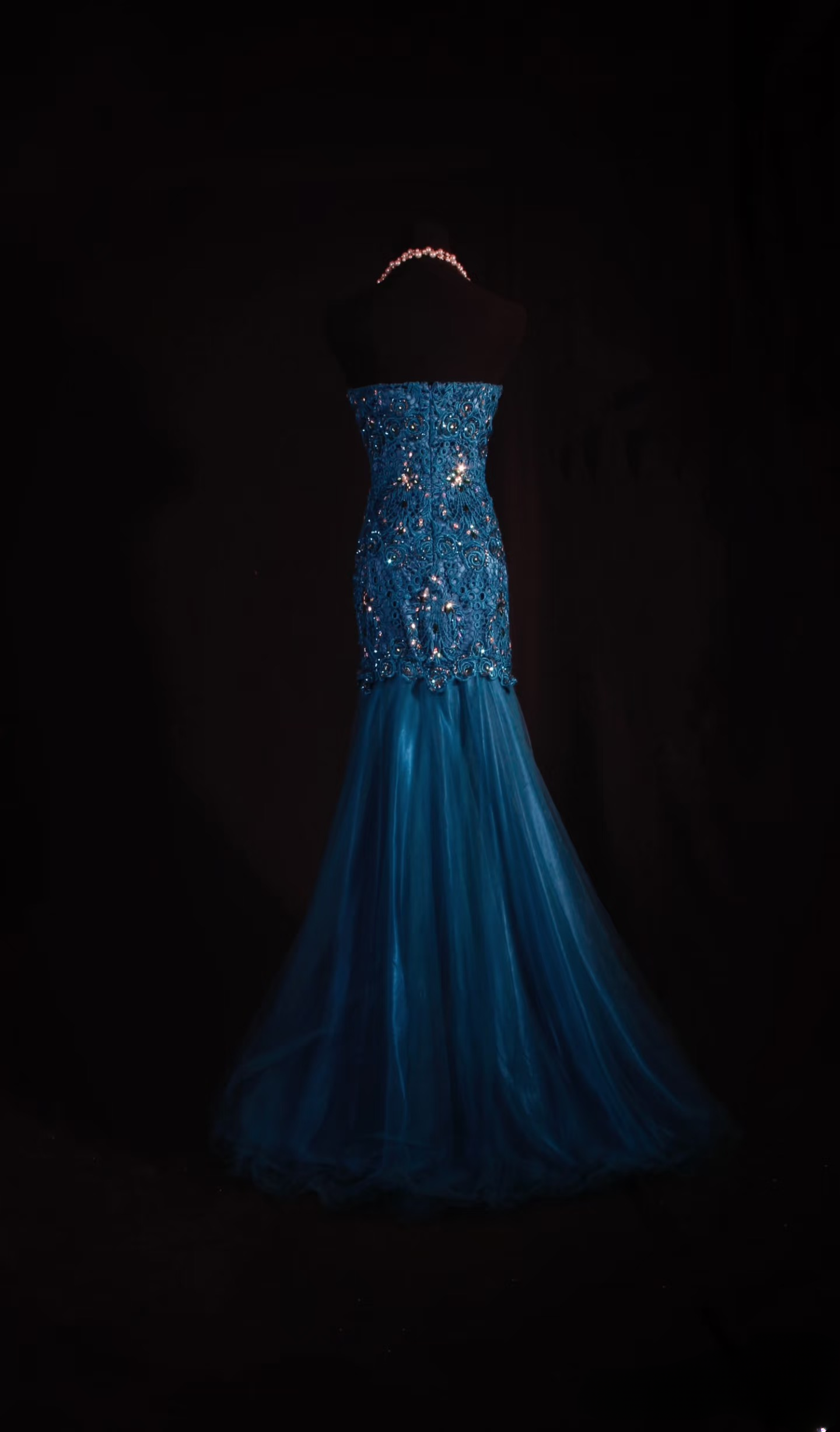 Retro Prom Dresses Mermaid Sweetheart Tulle Lace With Silver Beads Vintage Long Prom Dresses Party Gowns AU005