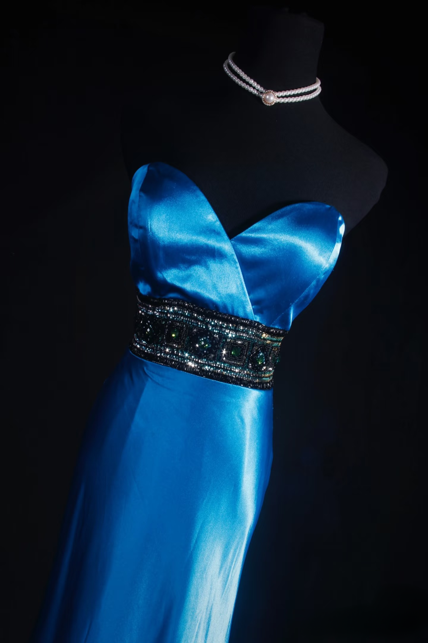 Vintage Mermaid Sweetheat Royal Blue Backless 90s Satin Inspiration Long Prom Dresses Evening Party Dress Prom Gowns AU013