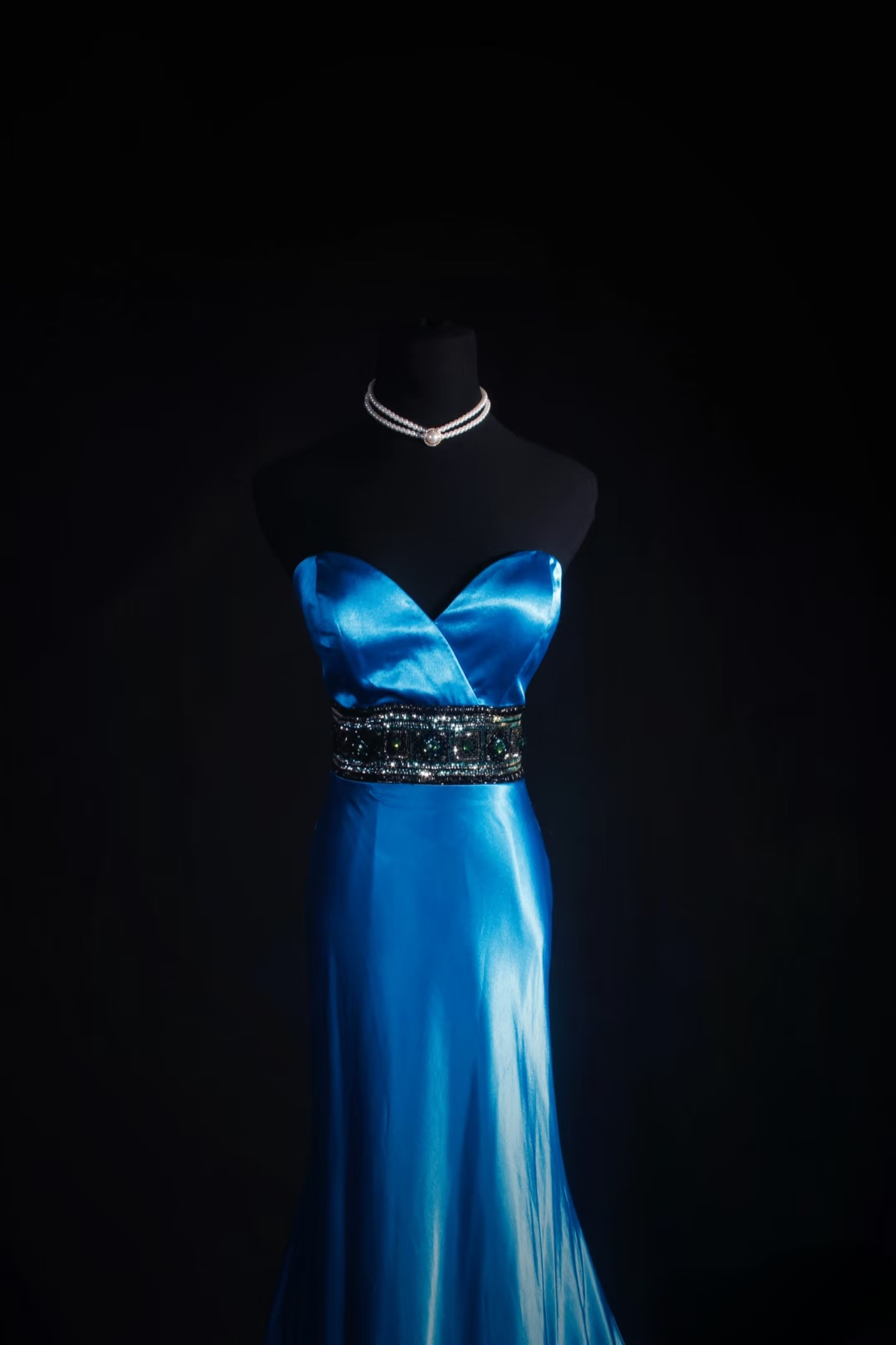 Vintage Mermaid Sweetheat Royal Blue Backless 90s Satin Inspiration Long Prom Dresses Evening Party Dress Prom Gowns AU013