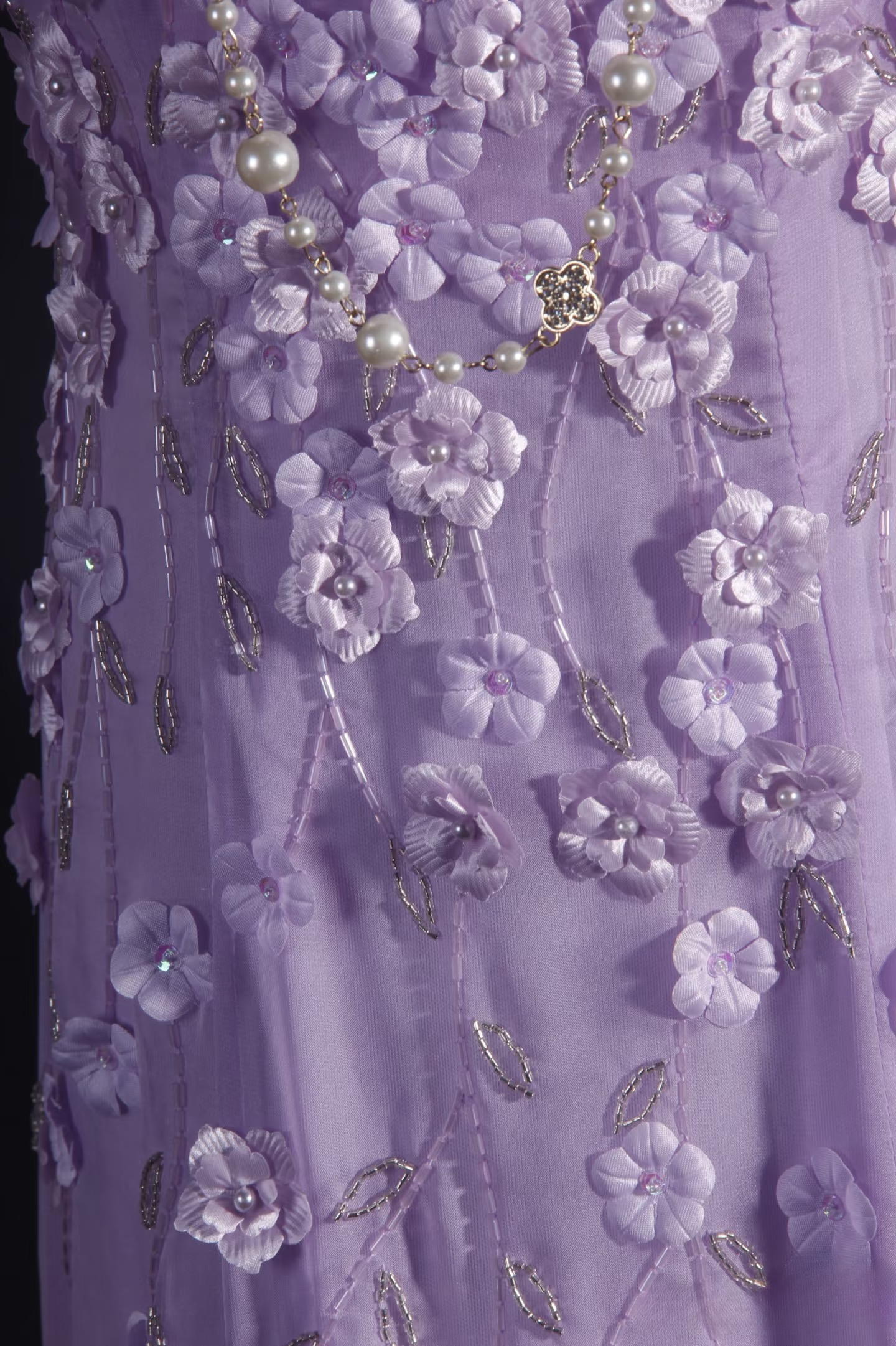 Retro Prom Dresses A Line Spaghetti Strap Lilac Tulle Vintage Fashion Long Prom Dresses Party Gowns AU019