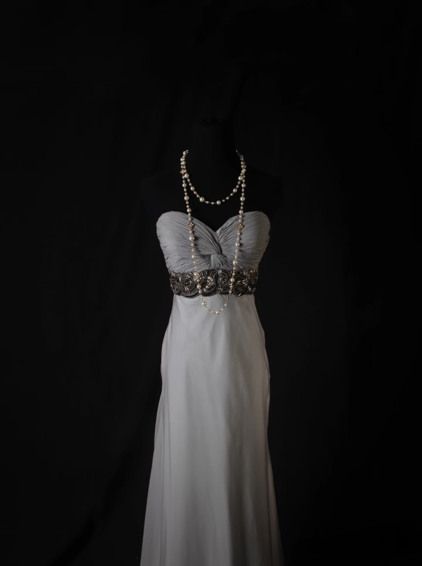 Retro Prom Dresses A Line Sweetheart Silver Gray 80s Beaded Vintage Fashion Long Prom Dresses Party Gowns AU035