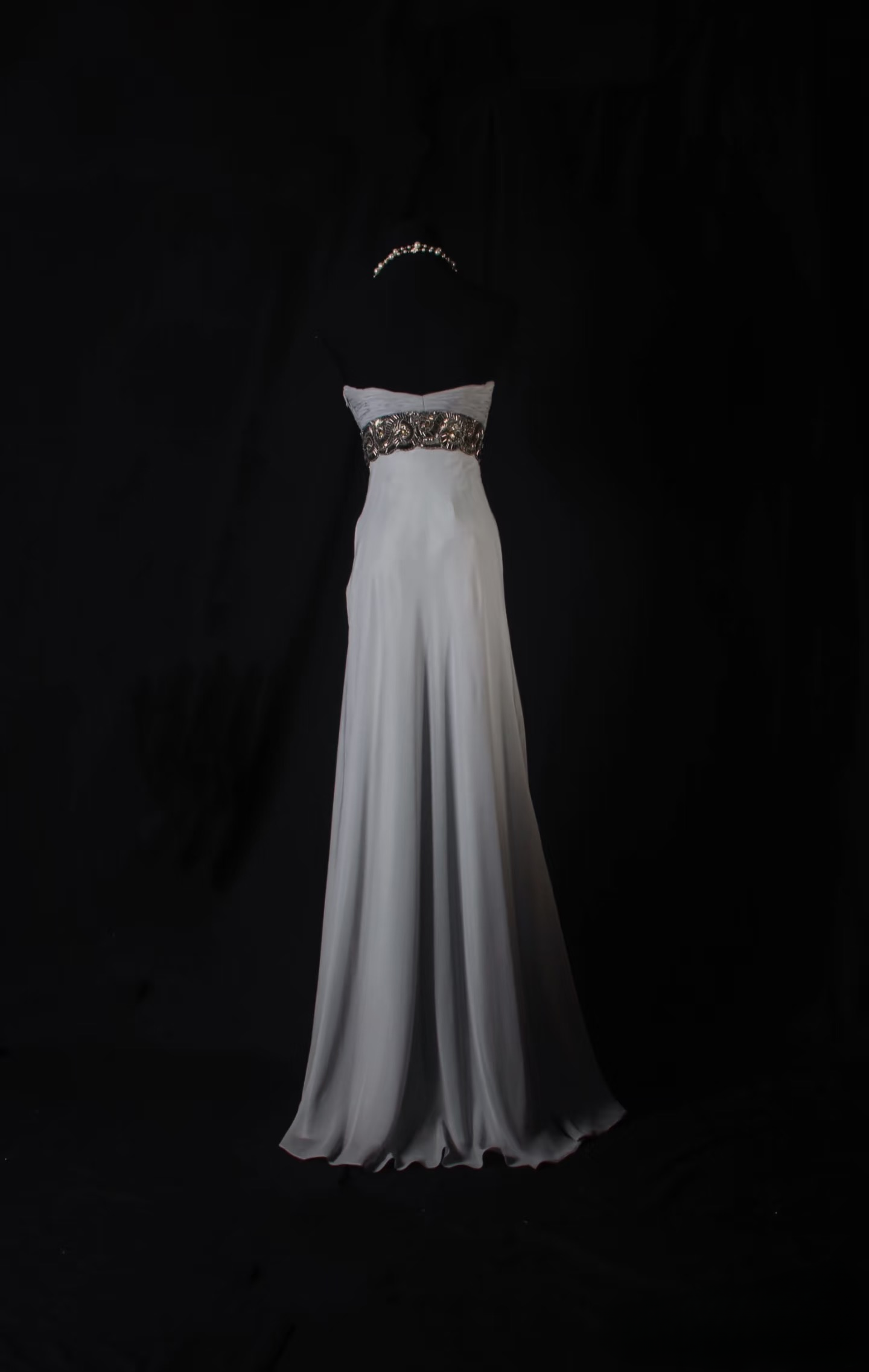 Retro Prom Dresses A Line Sweetheart Silver Gray 80s Beaded Vintage Fashion Long Prom Dresses Party Gowns AU035
