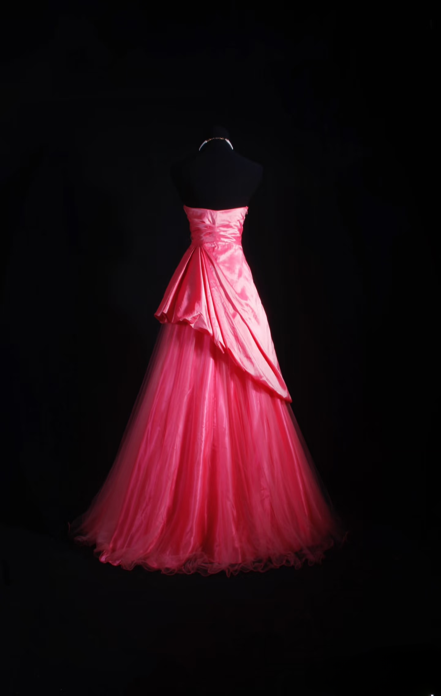 Vintage Prom Dresses 1950s Formal Retro Classy A Line Sweetheart Pink Tulle Evening Dress Inspiration Long Prom Party Gown AU066