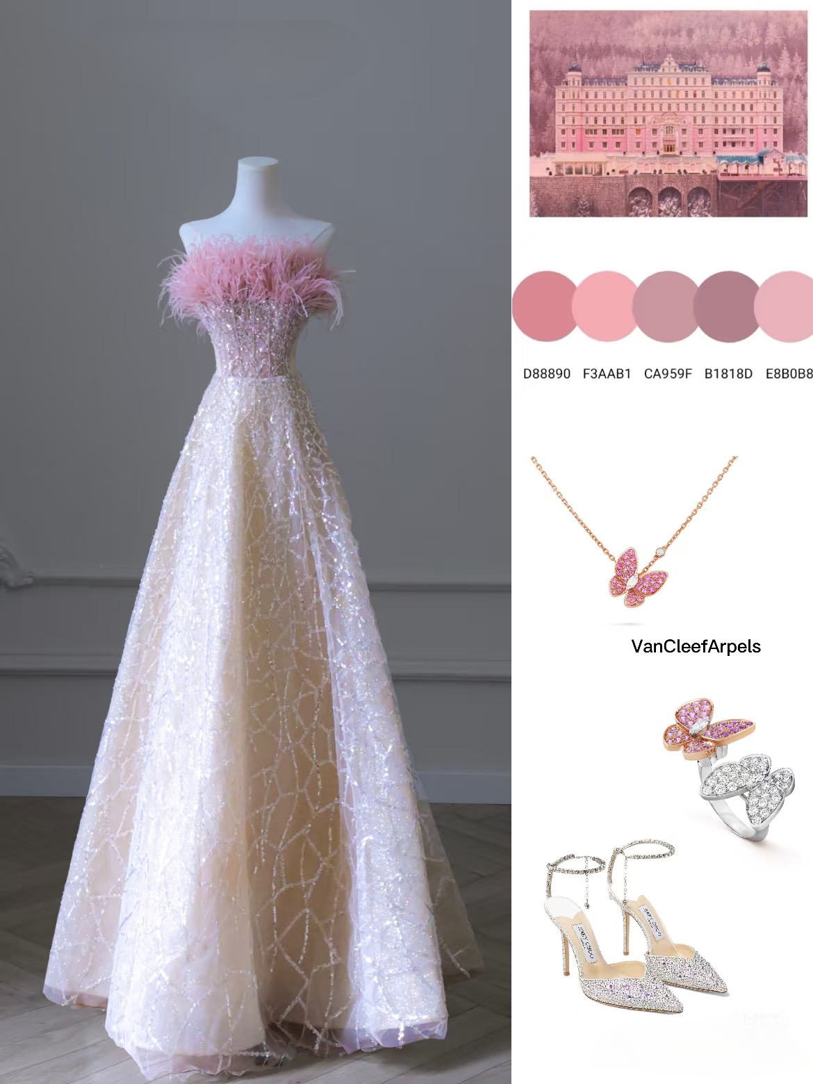 Classy A Line Strapless Sequin Pink Long Prom Dresses Inspiration Trending Prom Gowns Formal Prom Dress AU069