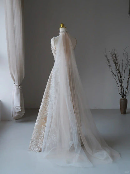 Glitter A Line Spaghetti Strap Champagne Sequined With Beading Prom Dresses Long Evening Party Formal Outfits RB6582