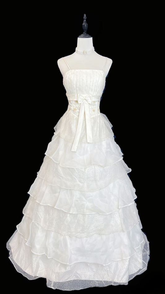 Retro Wedding Dresses Ball Gown Spaghetti Strap Plus Size 1950s Vintage Long Wedding Dress Bride Gowns AU126