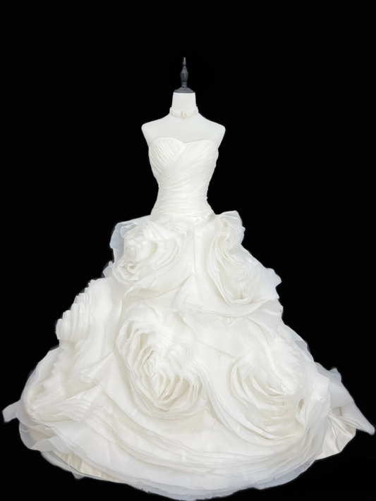 Retro Ball Gown Sweetheart Tulle Layers Style Long 1960s Inspired Wedding Dress Bride Gowns Wedding Dresses AU127